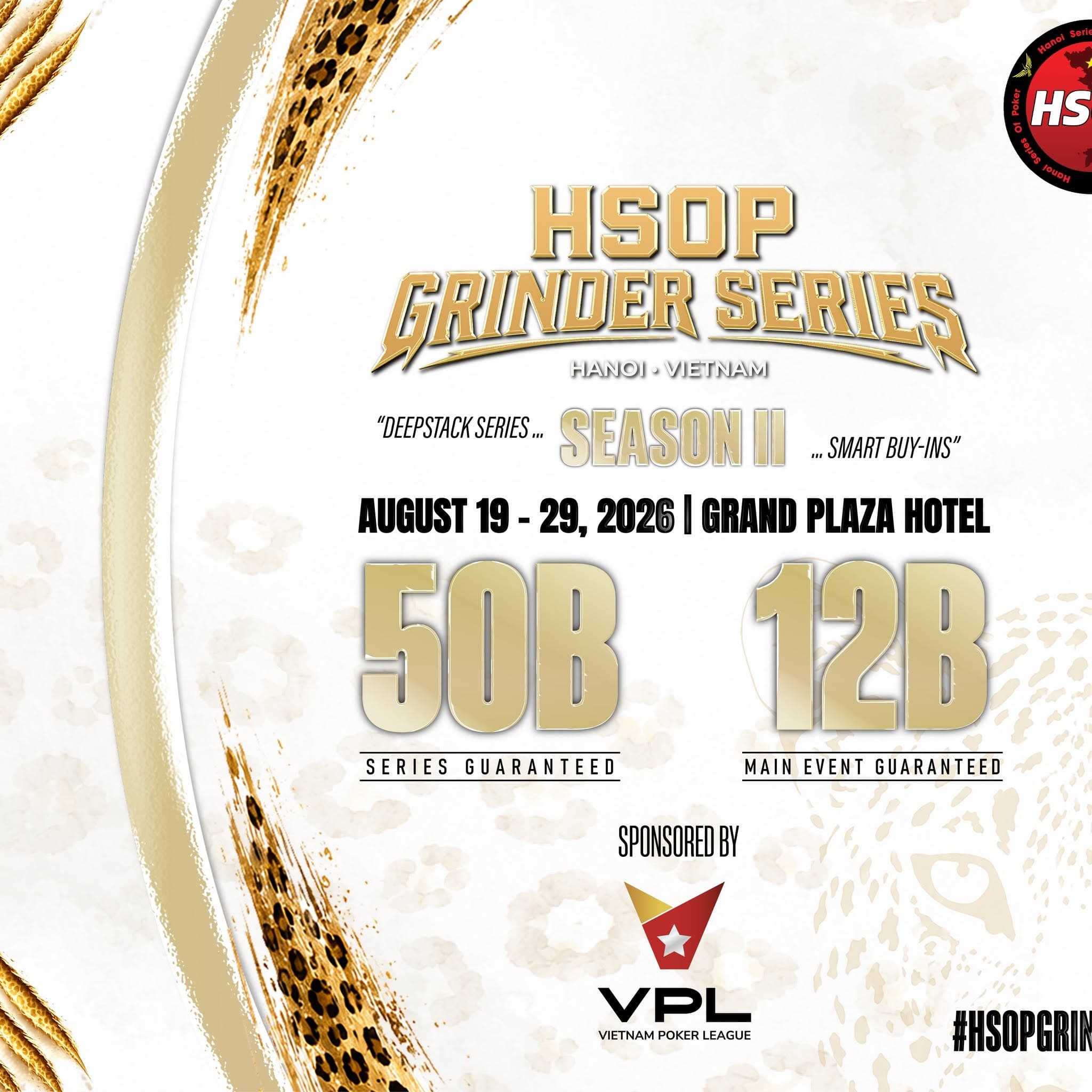 Poster HSOP Grinder Series II 2026 - The Leopard Era