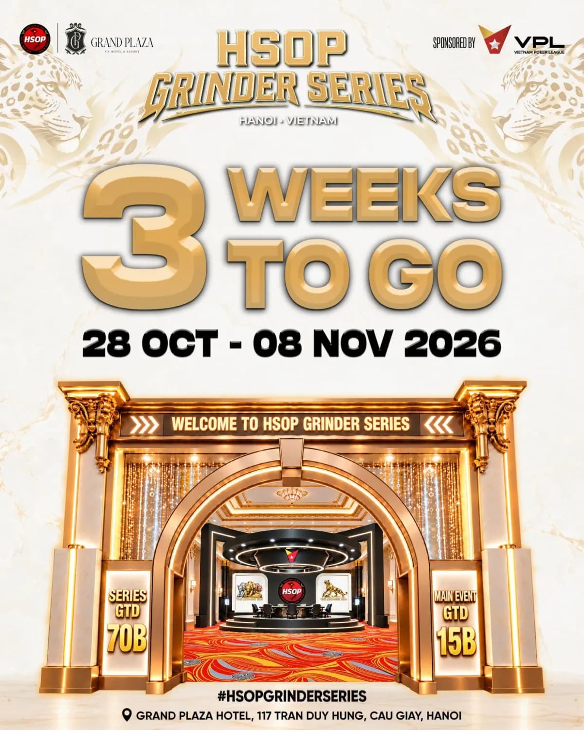Poster HSOP Grinder Series III 2026 - 3 Weeks To Go