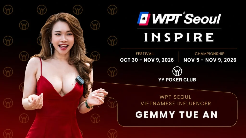 Gemmy Tuệ An đồng hành cùng WPT Seoul 2026